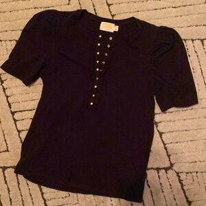 EUC Nation LTD short sleeve henley shirt